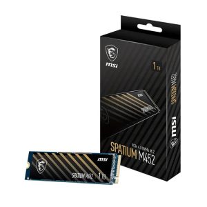 SSD-MSI-300xTBW rating-MTBF 1500000 h-Read speed 3600 MB/s-Write speed 3100 MB/s-NVMe Yes-PCI Express 4.0-M.2-1000 GB-SPATIUM