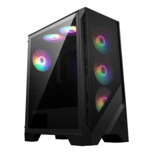 Case-MSI-MAG FORGE 120A AIRFLOW-MidiTower-Not included-ATX-MicroATX-MiniITX-Colour Black-MAGFORGE120AAIRFLOW