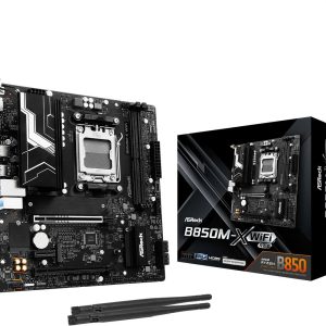 Mainboard-ASROCK-AMD B850-SAM5-Micro-ATX-Memory DDR5-Memory slots 2-B850M-XWIFIR2.0