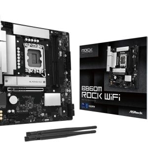Mainboard-ASROCK-Intel B860-LGA 1851 ,Socket V1,-micro ATX-RAM DDR5-SDRAM-2xSlots-Wi-Fi Yes-Bluetooth Yes-1xNumber of M.2 ,M,