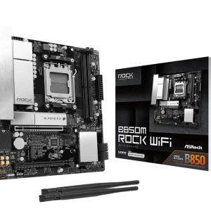 Mainboard-ASROCK-AMD B850-Socket AM5-micro ATX-RAM DDR5-SDRAM-2xSlots-Wi-Fi Yes-Bluetooth Yes-1xNumber of M.2 ,M,