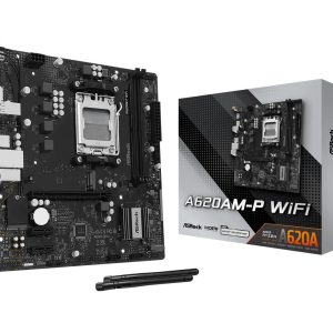 Mainboard-ASROCK-AMD A620A-Socket AM5-micro ATX-RAM DDR5-SDRAM-2xSlots-Wi-Fi Yes-Bluetooth Yes-1xNumber of M.2 ,M,