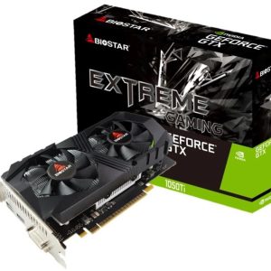 Graphics Card-BIOSTAR-NVIDIA GeForce GTX 1050 TI-4 GB-GDDR5-128 bit-PCIE 3.0 16x-Memory 7008 MHz-GPU 1291 MHz-Dual Slot