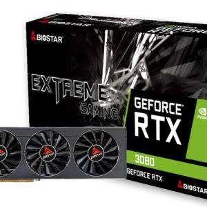 Graphics Card-BIOSTAR-NVIDIA-GeForce RTX 3080-10 GB-GDDR6X-320 bit-PCI Express x16 4.0-Active-VN3816RMT3