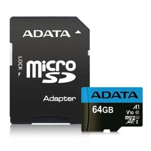 Atmiņas karte Adata Micro SDHC C10 Premier Adata, 64 GB, 85 Mb/s - 25 Mb/s