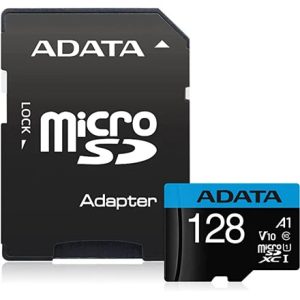 Atmiņas karte Adata Micro SDHC C10 Premier Adata, 128 GB, 85 Mb/s - 25 Mb/s
