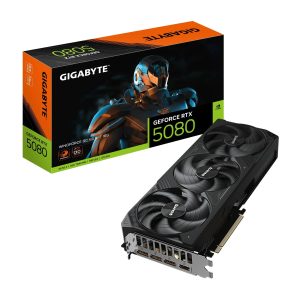 Graphics Card-GIGABYTE-NVIDIA-GeForce RTX 5080-2670 MHz-16 GB-GDDR7-256 bit-PCI Express x16 5.0-Active-GV-N5080WF3OCV2-16GD