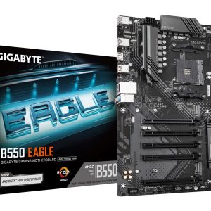 Mainboard-GIGABYTE-AMD B550-SAM4-ATX-Memory DDR4-Memory slots 4-4xPCI-Express 3.0 1x-1xPCI-Express 4.0 16x-2xM.2-1xHDMI-4xUSB