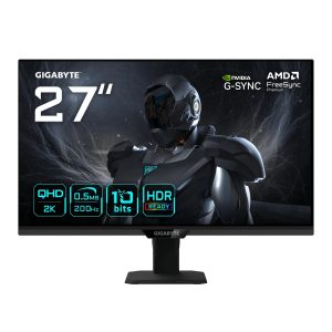 LCD Monitor-GIGABYTE-27 "-2560 x 1440 pixels-Quad HD-Native aspect ratio 16:9-LED-Flat-G27Q20TEK