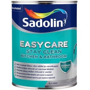 Krāsa Sadolin Kitchen & Bathroom, emulsija, matēts, 0.93 l