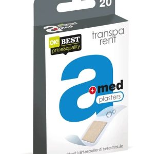 A-med Transparent medicīniskie plāksteri, 20 gab.
