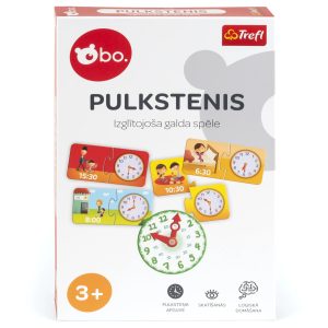 bo. Izglītojošā galda spēle "Pulkstenis" ,Latviešu val.,