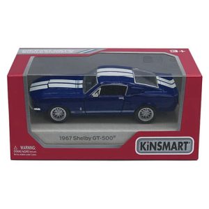 KINSMART Die-Cast modelis 1967 Shelby GT-500, izmērs 1:38