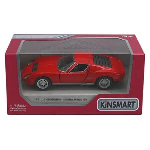 KINSMART Die-Cast modelis 1971 Lamborghini Miura, izmērs 1:38