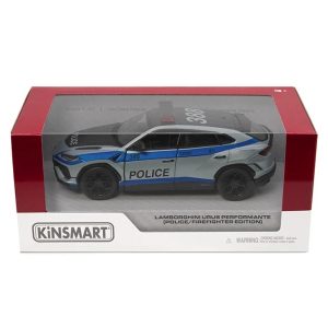 KINSMART Miniatūrais modelis Lamborghini Urus Performante ,Police/Firefighter,, scale 1:38