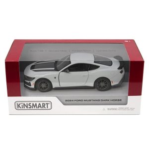 KINSMART Miniatūrais modelis 2024 Ford Mustang Dark Horse, scale 1:38