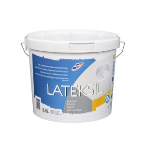 Dispersijas krāsa Rilak Lateksil, balta, 3.6 l