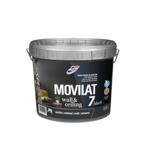 Sienu krāsa Rilak Movilat 7, melna krās., 3.6 l