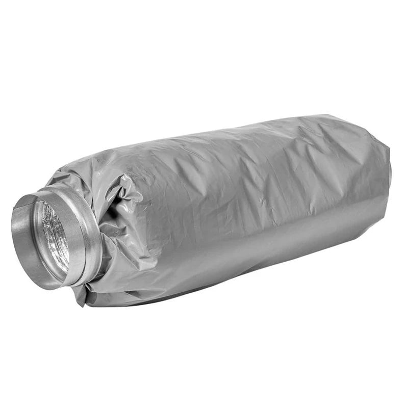 Elastīgs trokšņa slāpētājs ar izolāciju Europlast, pelēka krās., 160 mm