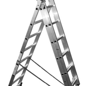Kāpnes alumīnija 3x14 pakāpieni ,1.4mm,