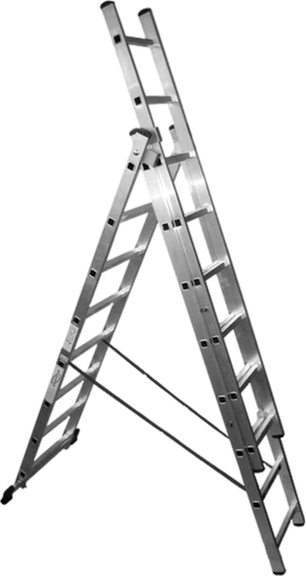 Kāpnes alumīnija 3x14 pakāpieni ,1.4mm,
