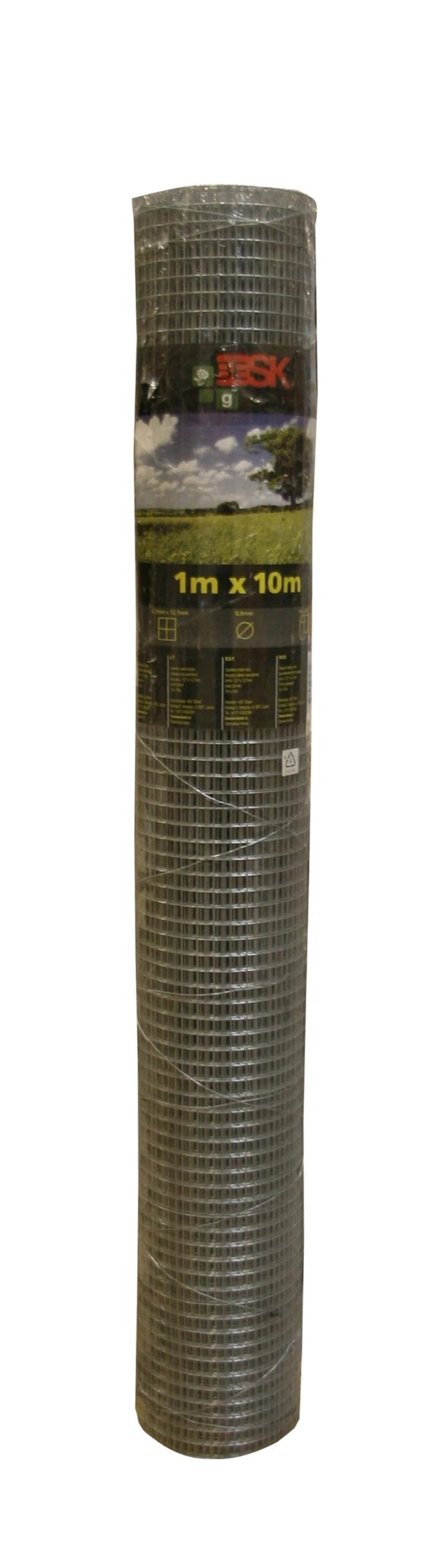 Žogs lodēts stieples 1mx10m ,12.7x12.7mm,