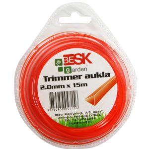 Trimmera aukla 2.0mm15m trīsstūris