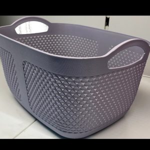 Groziņš plastmasas Olivia 35x25x21cm, pelēks