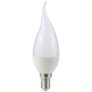 LED spuldze 7W C37 E14 3000k BESK