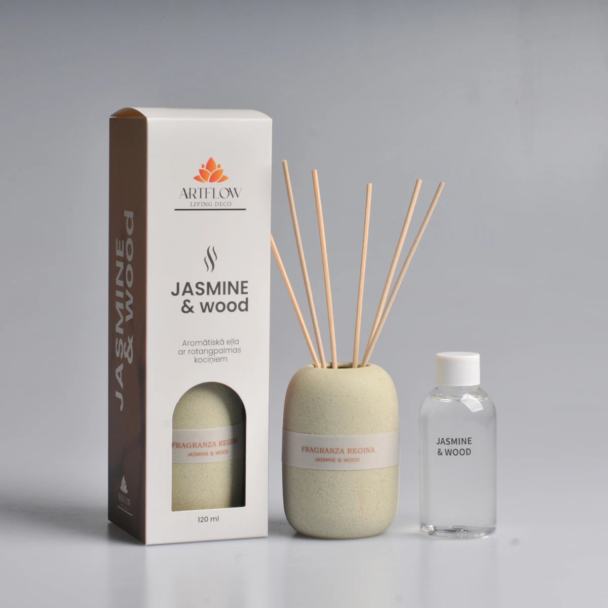 Aromātiskā eļļa JASMINE & WOOD, 120ml
