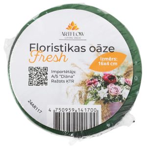 Ziedu oāze 16x4cm, apaļa