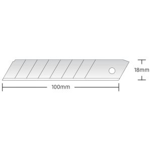 Rezerves asmeņi nazim 18mm SK2 0.6mm 10gb Prox Expert