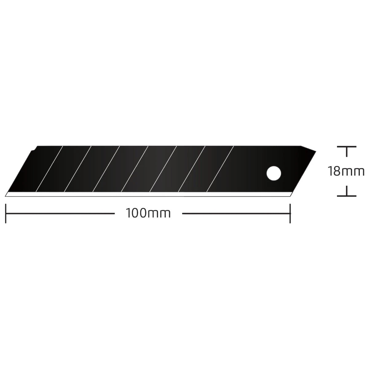 Rezerves asmeņi nazim 18mm SK2H melni 10gb Prox Expert