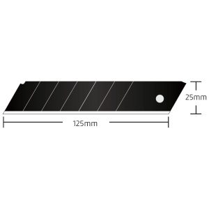 Rezerves asmeņi nazim 25mm SK2H melni 10gb Prox Expert