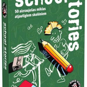 Kāršu spēle Brain Games Black Stories Junior: School Stories, LV