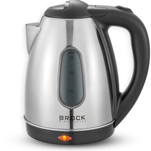 Brock WK 0601 SS Electricl Kettle 1,8L 1500W, Black/Steel