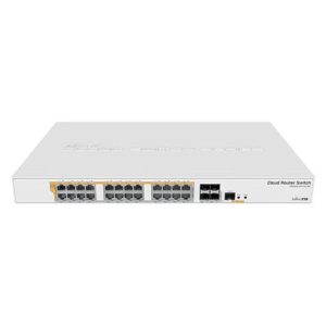 Switch-MIKROTIK-Type L3-Rack-24x10Base-T / 100Base-TX / 1000Base-T-4xSFP+-1xRJ45-CRS328-24P-4S+RM
