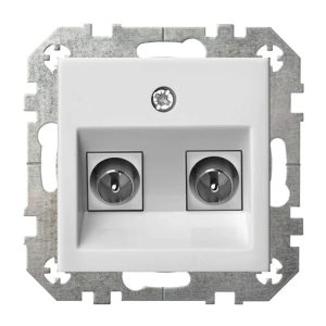 Antenas ligzda LIREGUS EPSILON, balta krāsa