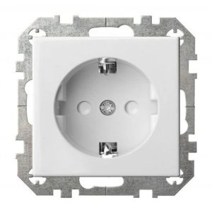 Kontaktligzda Liregus Epsilon IKL16-014/414-01, Iezemēta rozete, balta krās.