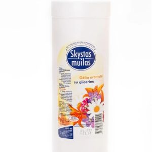 Šķidrais ziepes ar glicerīnu. 1 l. ziedu aromāts