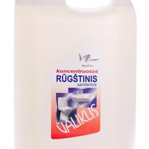 Koncentrēts skābais sanitārais tīrīšanas līdzeklis. 5 l