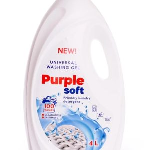 Šķidrais veļas mazgāšanas līdzeklis KOSLITA PURPLE SOFT, 4 l, 100 mazgāšanas reizes