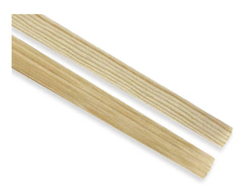 Koka līste, 1500 m x 40 mm x 8 mm, līmēta/masīva
