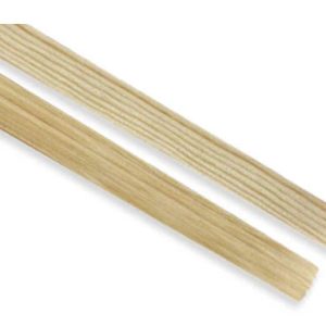 Koka līste, 1000 m x 40 mm x 8 mm, līmēta/masīva