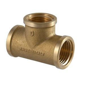 Ar trīs zariem TDM Brass 205, 1 1/4 collas – iekšējā vītne, 1 1/4"