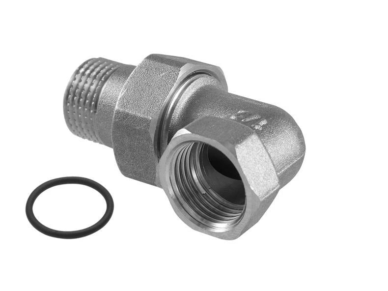 Izjaukts līkums TDM Brass 235NOR, 1 colla – ārējā vītne / 1 colla – iekšējā vītne, 1"