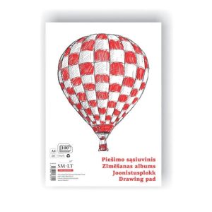 Zīmēšanas papīrs SMLT PS-100,120,, A4, 29.8 cm x 21.1 cm