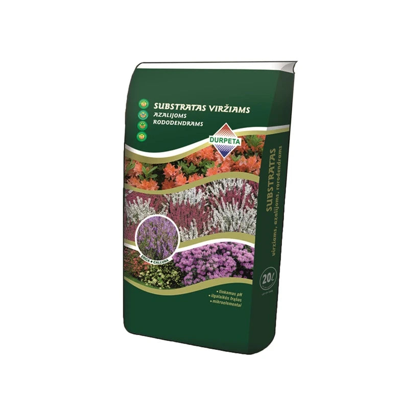 Substrāti rododendriem/azālijām Durpeta GP2186, 20 l