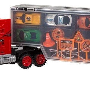 Rotaļu autovedējs Power Truck Large Mobile Garage 501631193, daudzkrāsaina