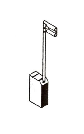 Birstīte Haushalt, 6.3 mm x 12.5 mm x 22 mm, 2 gab.